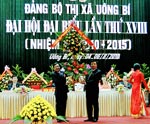 TX Uông Bí: Khai mạc Đại hội Đảng, nhiệm kỳ 2010-2015 