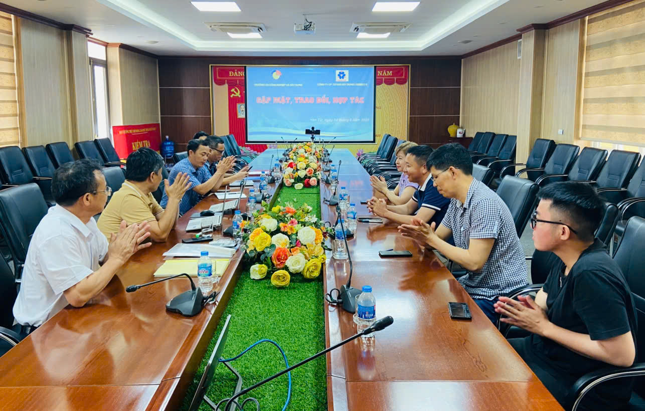 ĐOÀN CÔNG TÁC CỦA CÔNG TY CỔ PHẦN CƠ KHÍ VÀ XÂY DỰNG LISEMCO 5 THAM QUAN, TRAO ĐỔI HỢP TÁC CÙNG CIC 