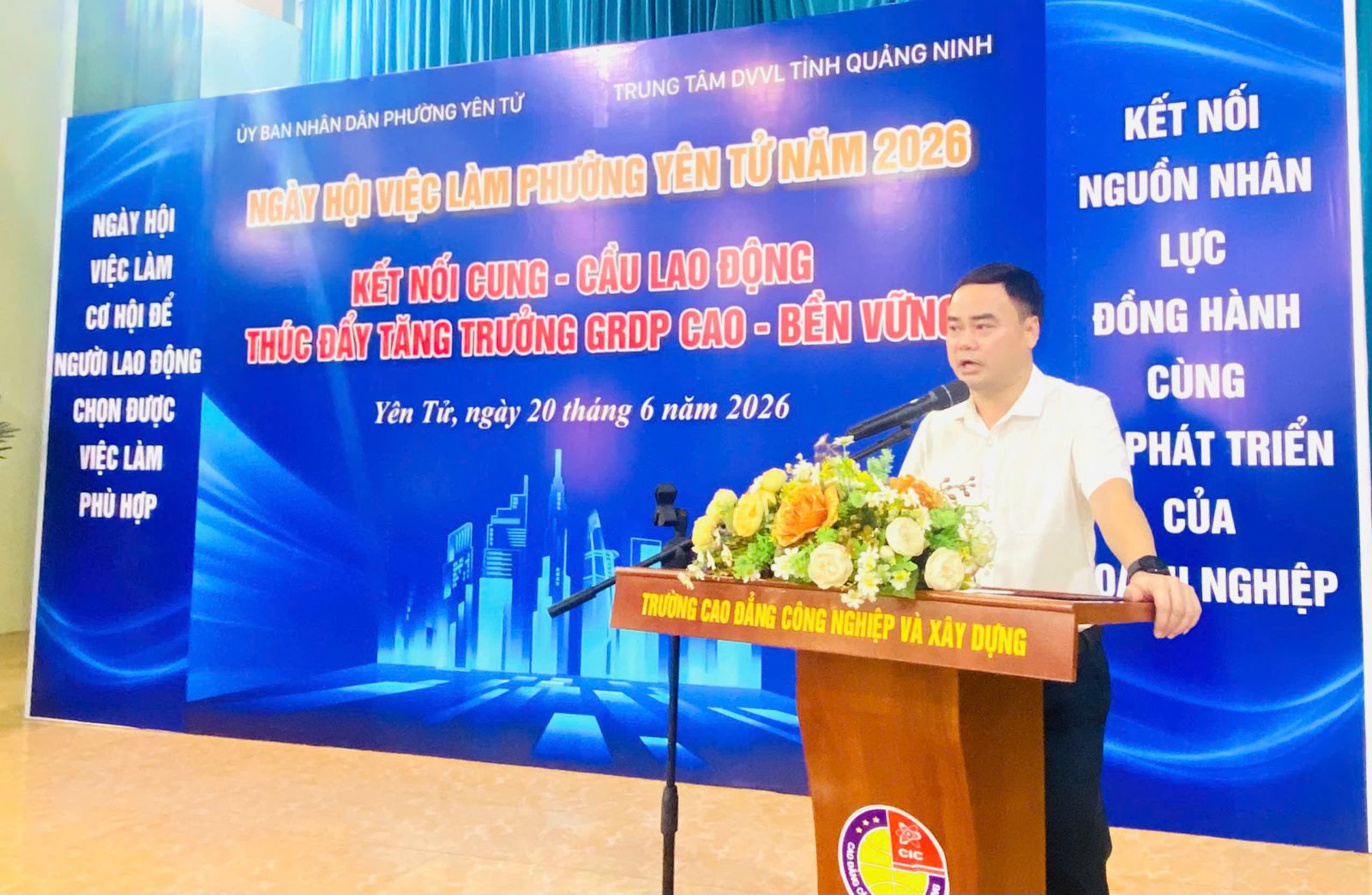 NGÀY HỘI VIỆC LÀM PHƯỜNG YÊN TỬ NĂM 2026: KẾT NỐI CUNG – CẦU LAO ĐỘNG, THÚC ĐẨY TĂNG TRƯỞNG GRDP CAO VÀ BỀN VỮNG 