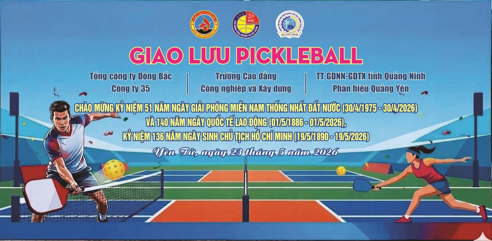 CIC TĂNG CƯỜNG KẾT NỐI HỢP TÁC ĐÀO TẠO GẮN VỚI GIAO LƯU PICKLEBALL GIỮA NHÀ TRƯỜNG – DOANH NGHIỆP – ĐƠN VỊ GIÁO DỤC 