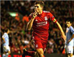 Gerrard lập hat-trick, Liverpool ngược dòng hạ Napoli 