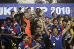 Thua trận nhưng Malaysia vẫn đăng quang AFF Cup 